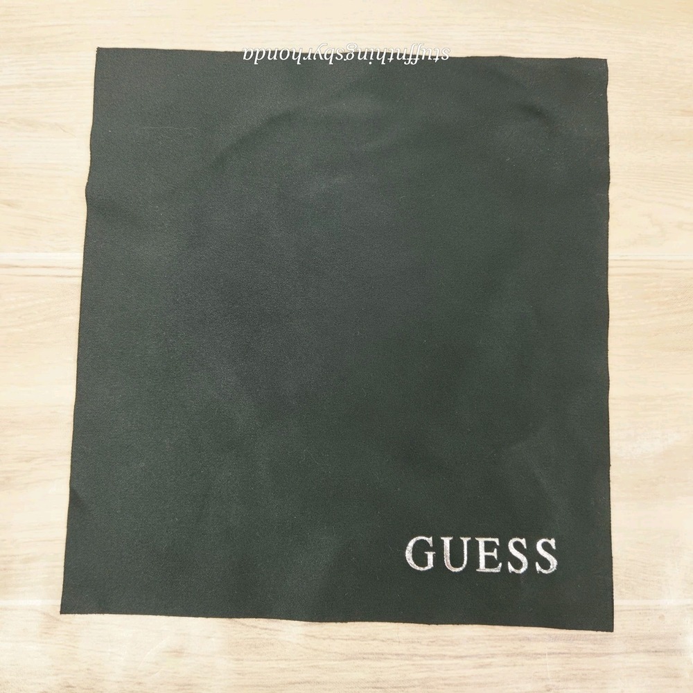 Guess Black 6"x6" Microfiber Glass Lens Cleaning Cloth